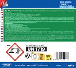 Koncentrat do mycia fasad, elewacji, tarasów TENZI, Apc Out, anglojęzyczna etykieta, 5l