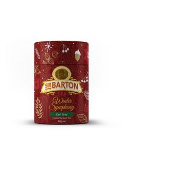 Sir Barton Winter Symphony Ceylon Black Tea 80g, big leaf OPA with earl grey