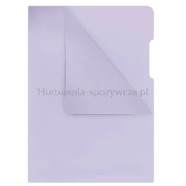 Donau Obwoluta Typu L, Pp, A4, Krystal, 180Mikr., Fioletowa 