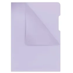 Donau Obwoluta typu L, PP, A4, krystal, 180mikr., fioletowa 