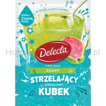 Delecta OK Kisiel na zimno z cukrem strzelającym smak guawy 34g