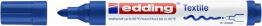 Marker tekstylny e-4500 EDDING, 2-3 mm, niebieski