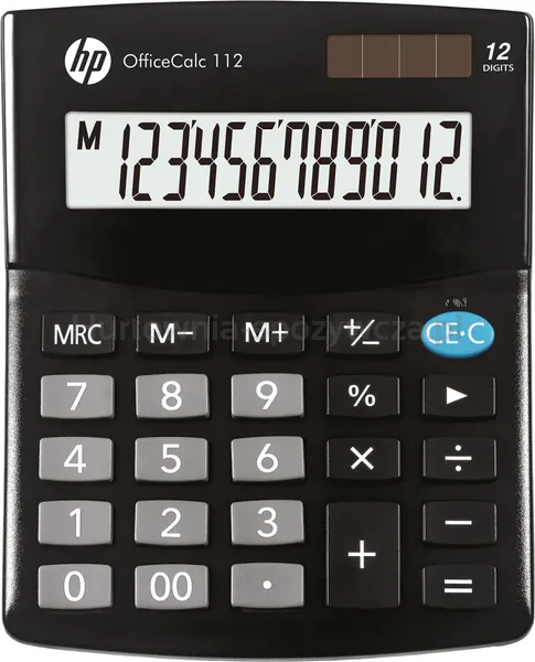 Hp-Oc Kalkulator Biurowy 112/Int Bx, 12-Cyfr. Wyświetlacz, 125X101X33Mm, Czarny 