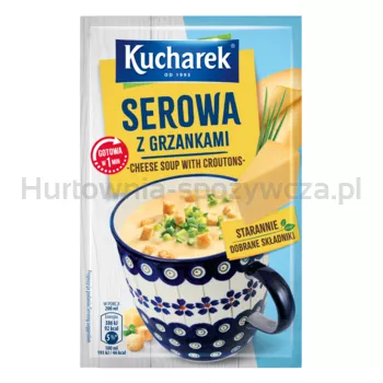 Kucharek Zupa jednoporcjowa serowa z grzankami 21g