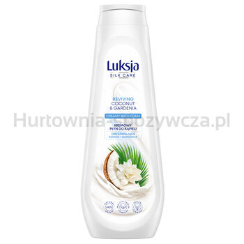 Luksja Płyn Do Kąpieli Silk Care Kremowy Kokos I Gardenia 900 Ml