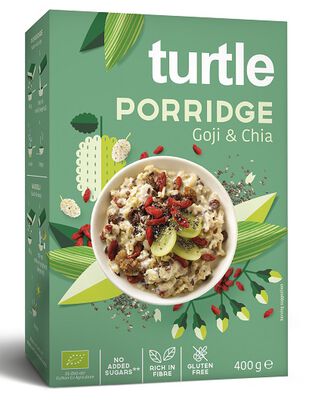 Turtle Owsianka Z Jagodami Goji I Nasionami Chia Bezglutenowa Bio 400 G [BIO]