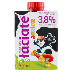 Mleko Łaciate Uht Junior 3,8% 0,5L