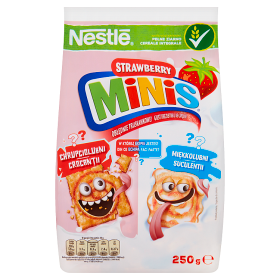 Nestle Płatki Strawberry Minis 250G 