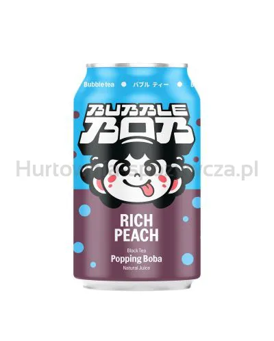 Popping Bubble Tea Brzoskwinia 330 Ml