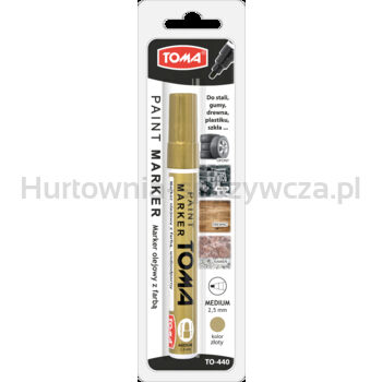 Toma Marker olejowy końcowka 2,5 mm złoty 