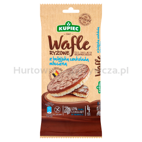 Kupiec Wafle Ryżowe W Mlecznej Czekoladzie 60G