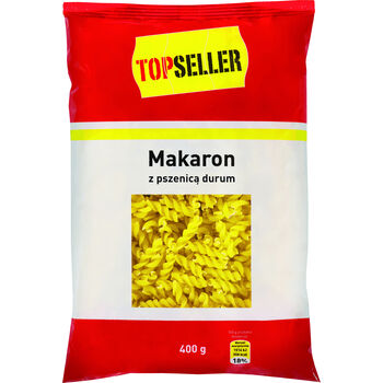 Topseller Makaron Świderki Z Pszenicą Durum 400G