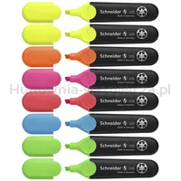Schneider Zestaw zakreślaczy Job, 1-5 mm, 8 szt., miks kolorów  - 3