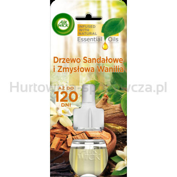 Air Wick Elektryczny Drzewo Sandałowe i Zmysłowa Wanilia/Sandalwood ; Warm Vanilla 19 ml Wkład