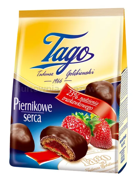 Tago Piernik Truskawka 160G x 12 sztuk