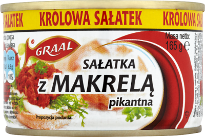 Graal Sałatka Pikantna Z Makrelą 165 G