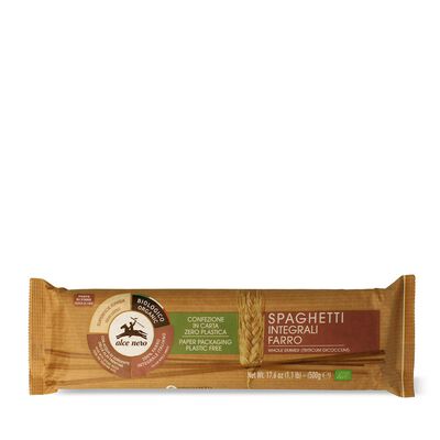 Alce Nero Makaron (Z Płaskurki Razowy) Spaghetti Bio 500 G [BIO]