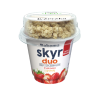 Bakoma Jogurt Skyr duo typu islandzkiego truskawka z granolą 215g