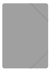 Office Products Teczka Z Gumką, A4, Pp, 500Mikr., 3-Skrz., Szara 