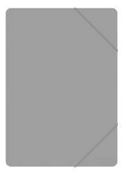 Office Products Teczka z gumką, A4, PP, 500mikr., 3-skrz., szara 