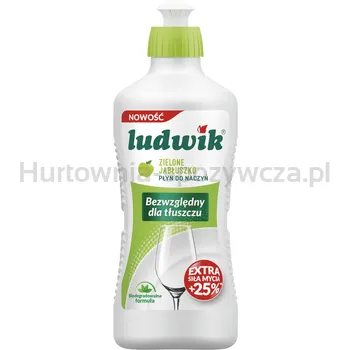 Ludwik Płyn Do Mycia Naczyń 450G Zielone Jabłuszko