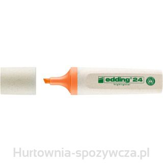 Zakreślacz E-24 Edding Ecoline, 2-5Mm, Pomarańczowy