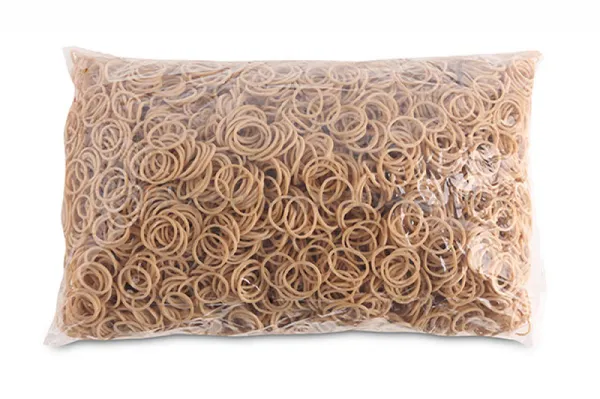 Office Products Gumki recepturki średnica 20mm, 1,5x1,5mm, 60% kauczuku, 1000g, zgrzewka, naturalne 