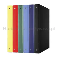 Donau Segregator ringowy PP, A4/4R/20mm, czerwony  - 2