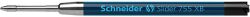 Schneider Wkład Slider 755 do długopisu XB, format G2, czarny 