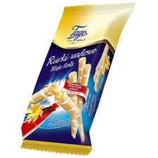 Tago Rurka waflowa z kremem waniliowym 150g