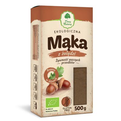 Dary Natury Mąka Z Żołędzi Bezglutenowa Bio 500 G [BIO]