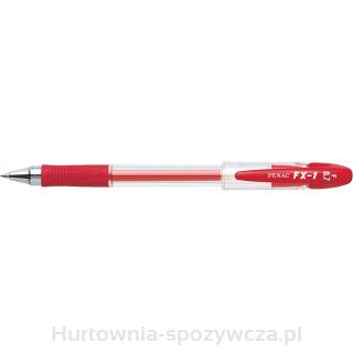 Długopis Żelowy Penac Fx1 0,7Mm, Czerwony