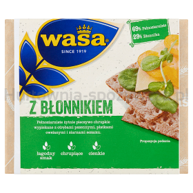 Wasa Pieczywo Chrupkie Z Błonnikiem 230 G