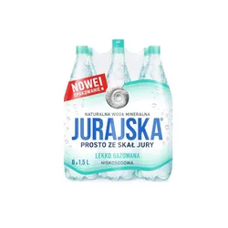 Jurajska Naturalna woda mineralna lekko gazowana 1,5 l