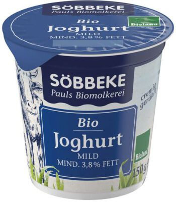 Jogurt Naturalny 3,8 % Bio 150 G - Sobbeke [BIO]