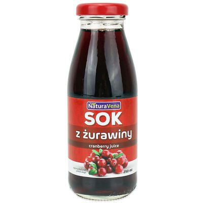 Naturavena Sok Z Żurawiny 100 % 250 Ml [BIO]