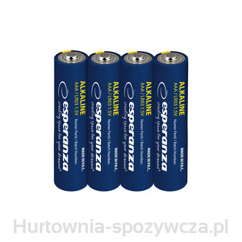 Baterie alkaliczne AAA Esperanza EZB117  4szt.
