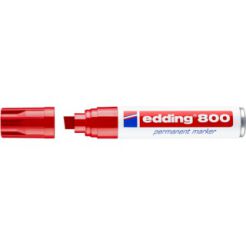 Marker Permanentny E-800 Edding, 4-12 Mm, Czerwony