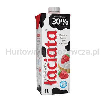 Łaciata Śmietanka UHT 30% Karton 1L