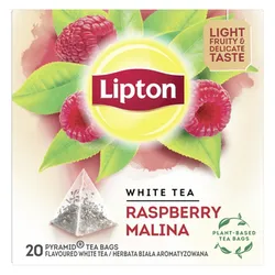 Lipton Herbata Piramidki Malina Biała 20TB