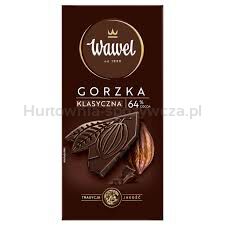 Wawel Czekolada Premium Gorzka 64% cocoa 90g