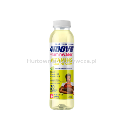 4Move Vitamin Water Vitamins + Minerals ananas - grejpfrut - limonka 556 ml