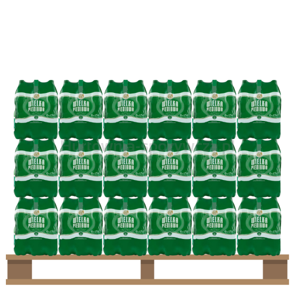 Woda Wielka Pieniawa 1,5L <br>(Paleta 504 szt.)