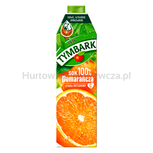 Tymbark Sok 100% Pomarańcza 1 L