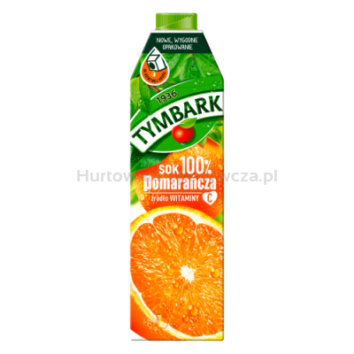 Tymbark Sok 100% Pomarańcza 1 L