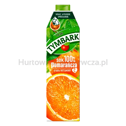 Tymbark Sok 100% Pomarańcza 1 L