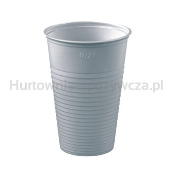 Kubki do napojów, PP, 0,2 l, średnica 7,03 cm, 9,17 cm, kolor: biały REUSE, 