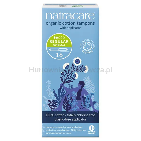 Tampony higieniczne z aplikatorem regular BIO 16 szt.