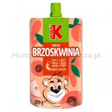 Kubuś Mus Brzoskwinia Jabłko 200G