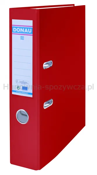 Segregator DONAU Master FSC, PP, A4/75mm, czerwony
